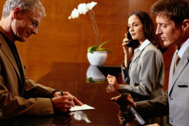 Recepcionista de hotel