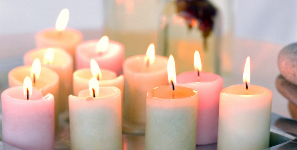 Velas de aromaterapia